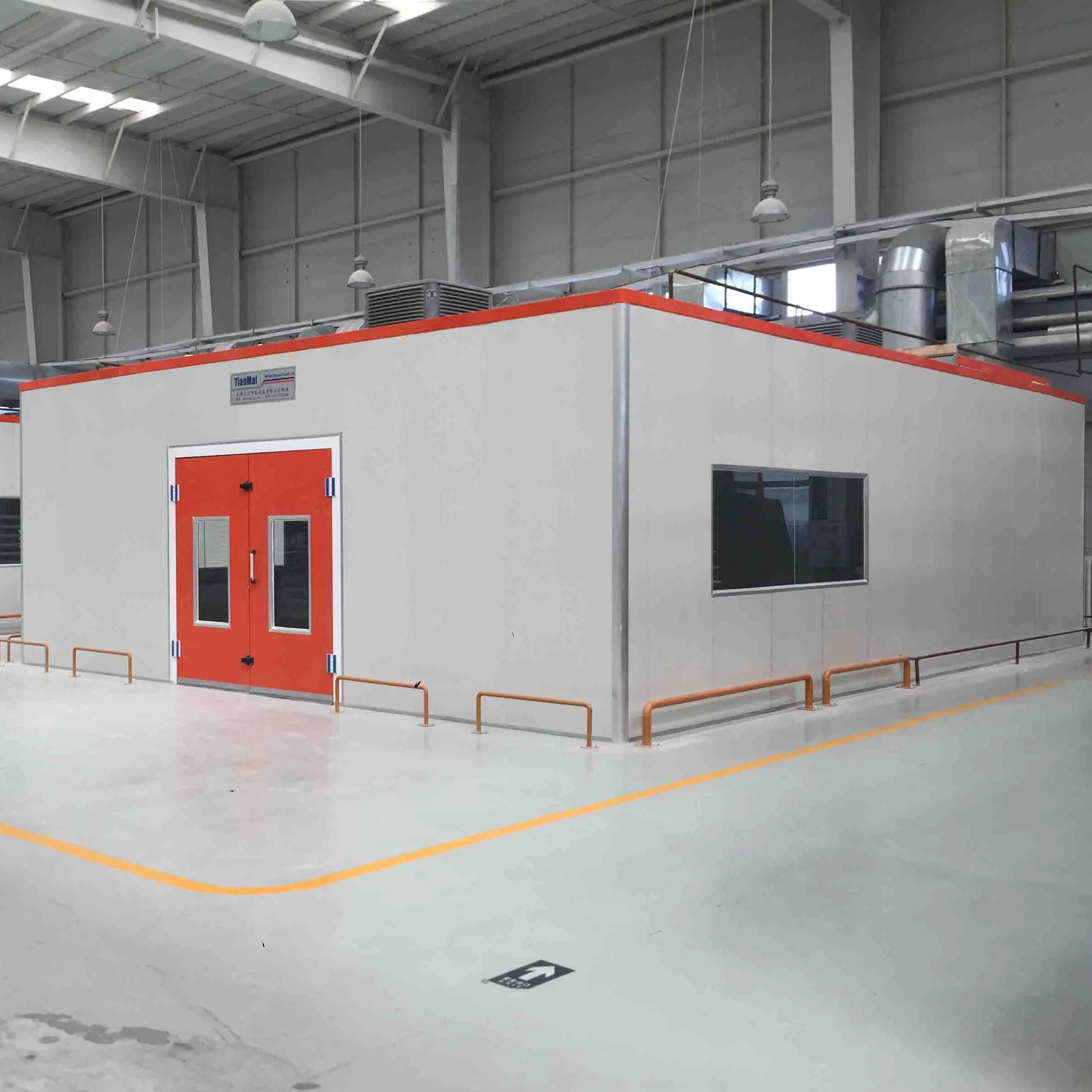 Garage Equipments Auto Body Spray Booth Full Downdraft Car Paint Spray Booths Design