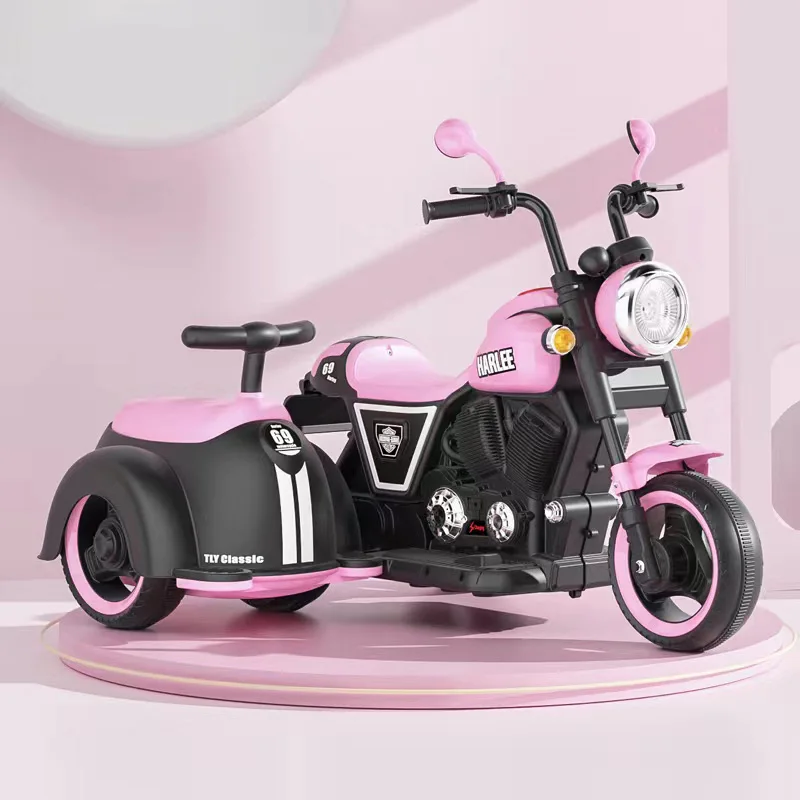 The most popular electric motorcycle for children aged 3-6 in 2023, 390 motor, 6 volt 4.5 battery, remote control can be addedTh