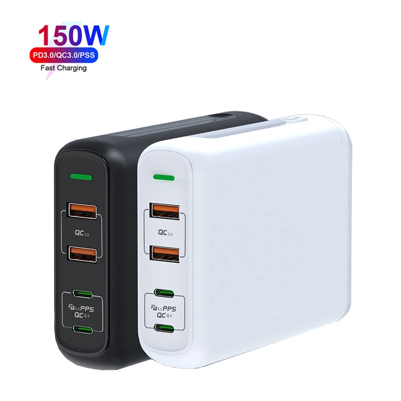  Ган 150W PD КК 4 0 3 быстрое зарядное устройство с Dual Type C 100W PPS кабель USB Type-C функцией быстрой зарядки адаптер питания для MacBook Pro Чехол мобильного