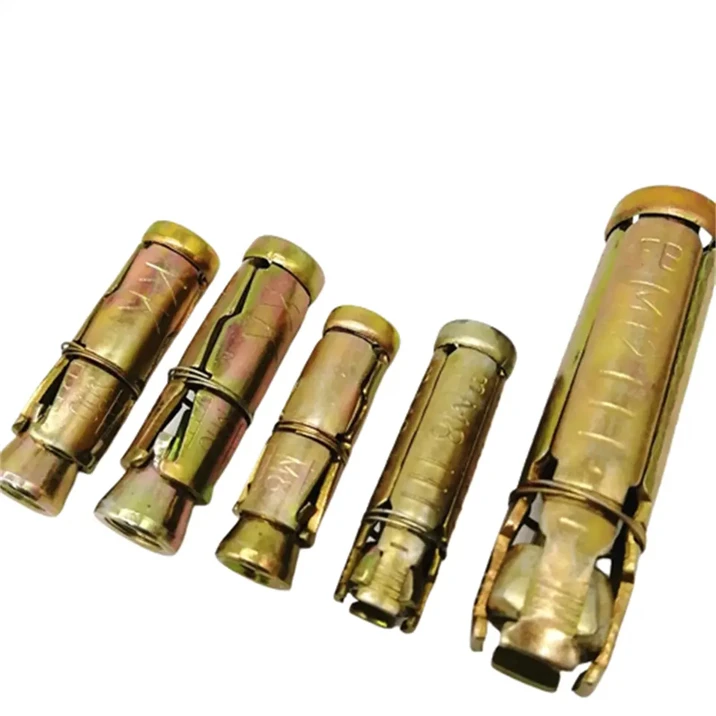Zinc-Plated Heavy-Duty Three-Piece Bolts Four-Piece Pull Burst Expansion Tube Gecko Expansion Bolt