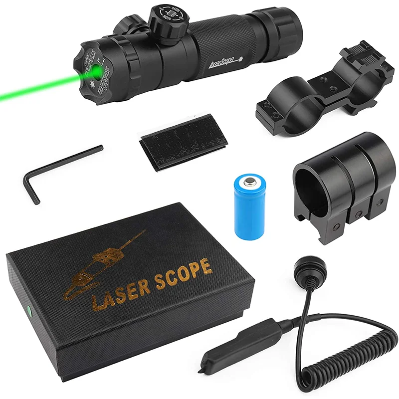 Custom Design Aluminum Alloy Green Laser Laser Sight Hunting Accssorice