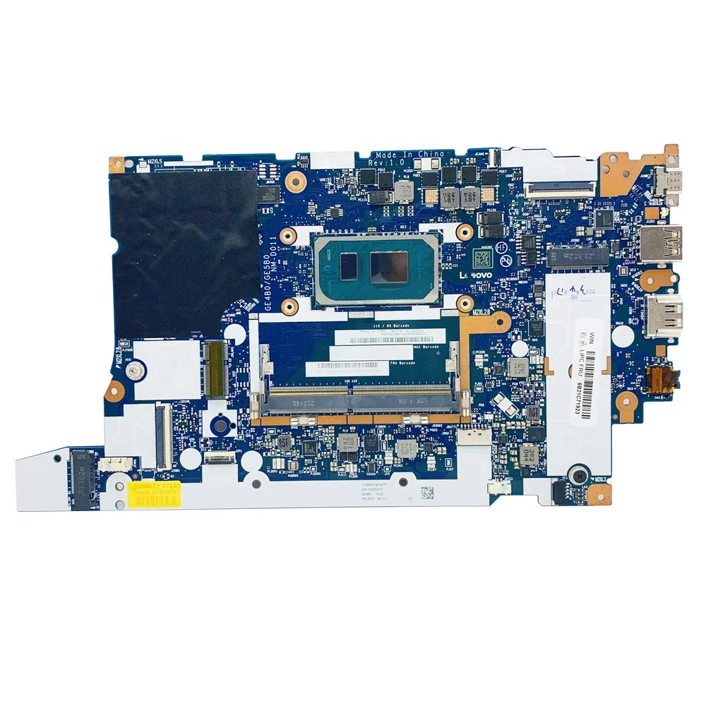 Original For Lenovo ThinkPad E14 E15 Gen 2 Laptop Motherboard I3-1115G4 CPU DDR4 NM-D011 5B21C71923 5B21K59842 5B20Z48229