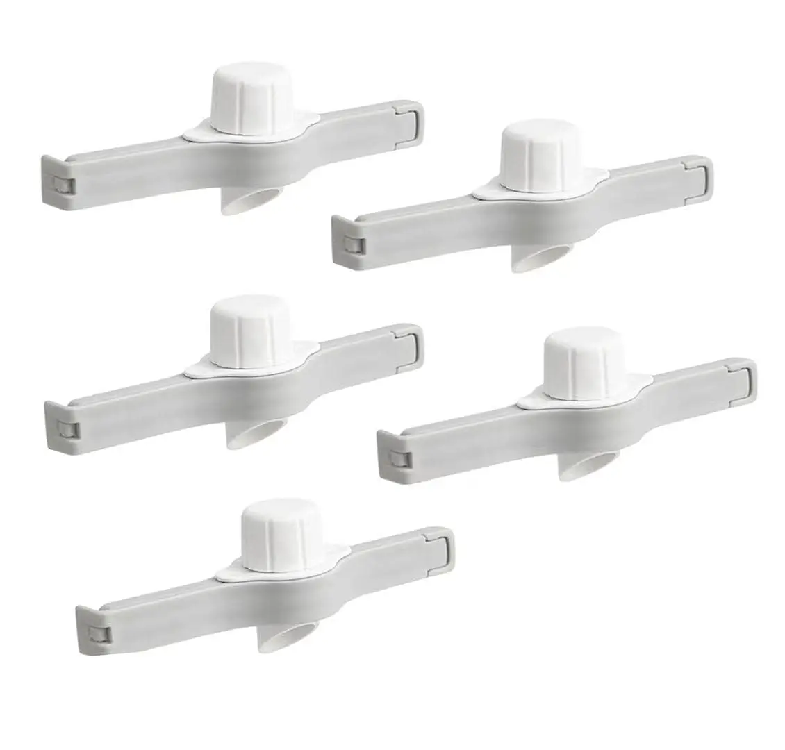 Food Bags Clips for patato Bread Snack Packages Sealing gripstic Kitchen Storage Heavy Duty Funny sealers Plastic with Nozzle