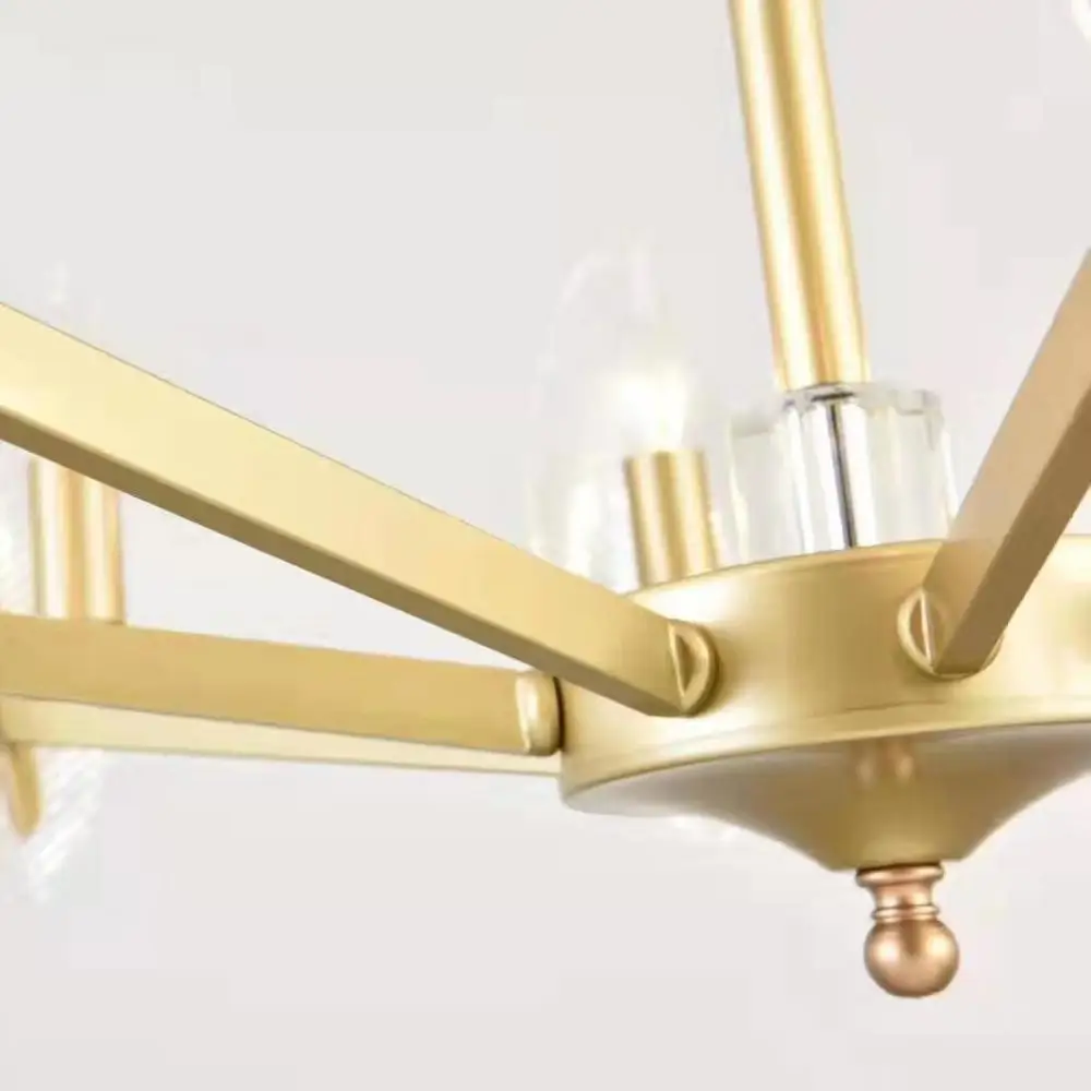 New Design Leaves Chandelier Glass Shape Pendant Lamp