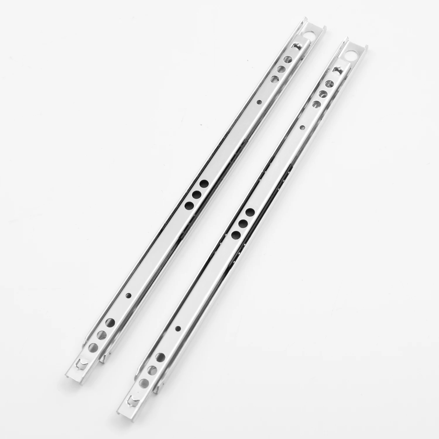 High Quality Furniture Rails 17mm Drawer Slide Zinc Finish Black Finish  Drawer Rail Small Drawer Channel