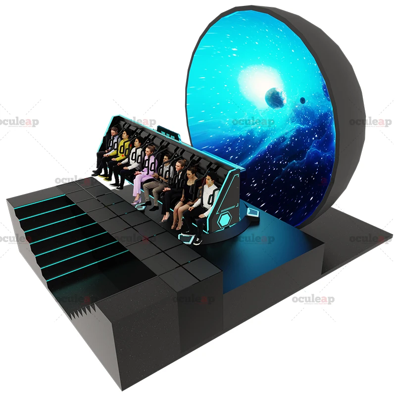 Flying Cinema 2025 New Roller Coaster Simulator 3D 4D 5D 6D 7D 8D 9D 12D Dome Cinema Virtual Reality Motion Simulator VR Cinema