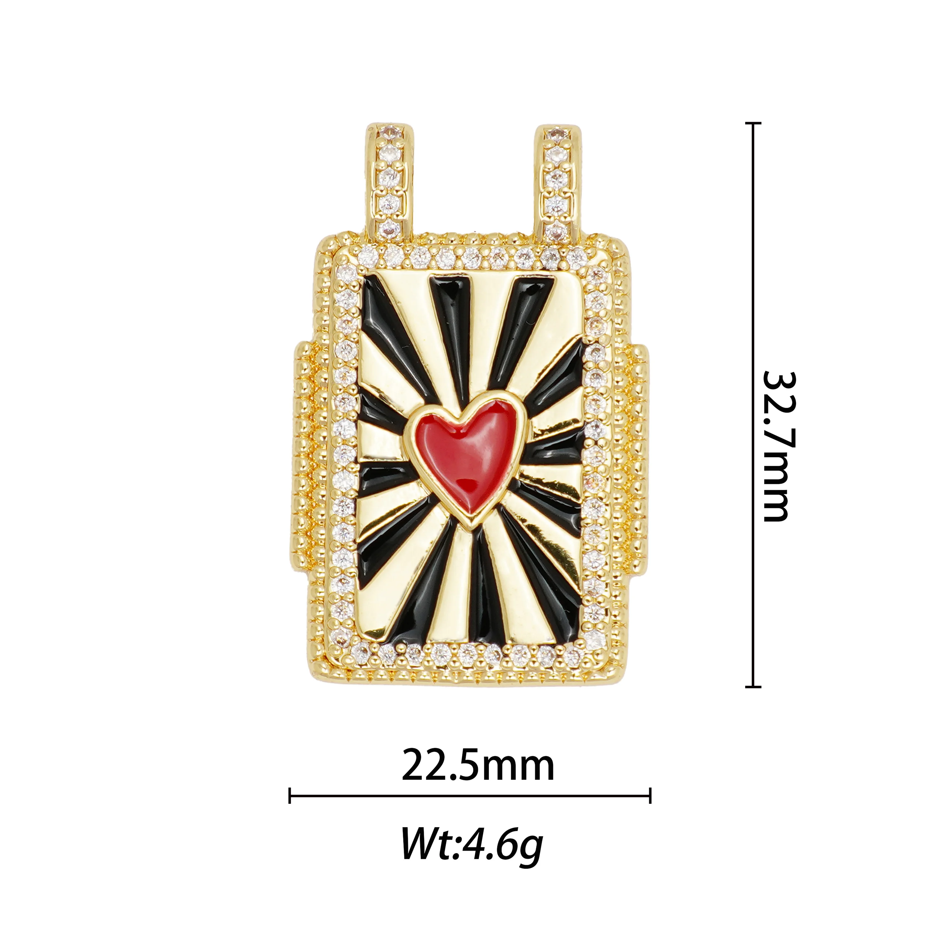 Nontarnish wholesale diy  Stainless steel eyes diamond pendants charms for jewelry making