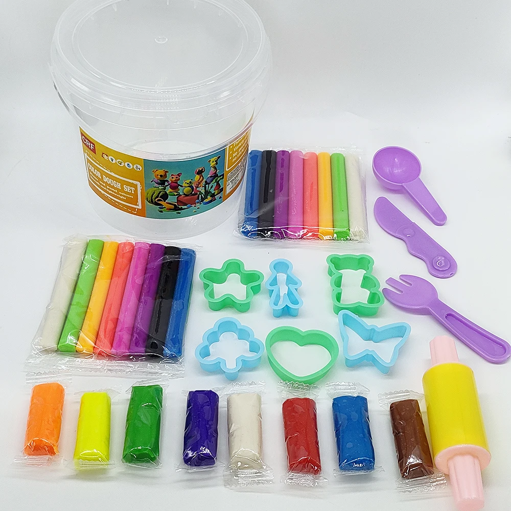 2024 Creative Magic Air Dry clay crafts Kits DIY Colorful Art and Craft Preschool Toys for Kids