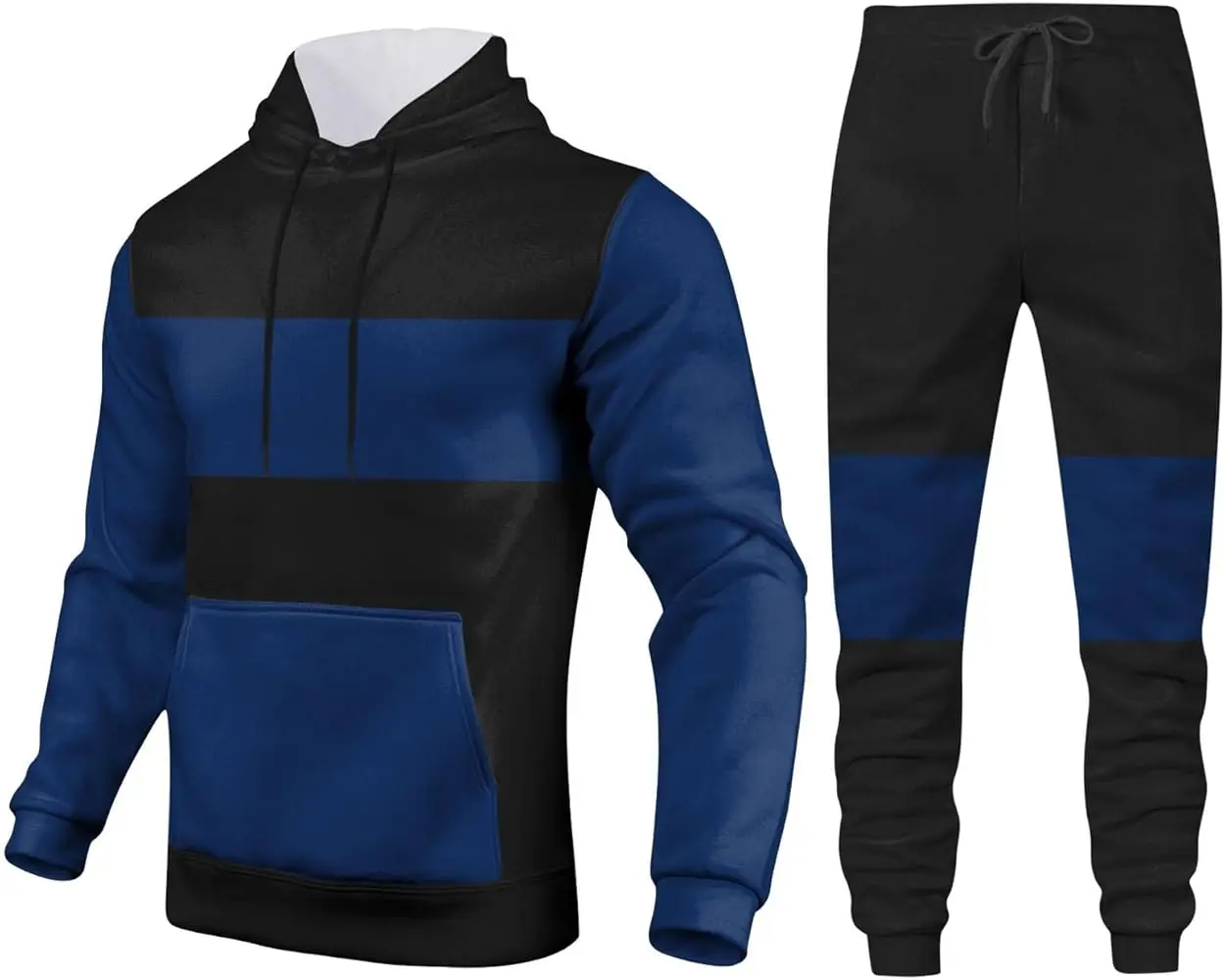 Мужской комплект с капюшоном и штанами