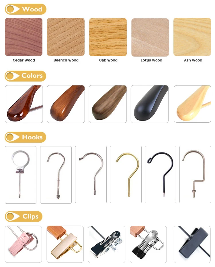 Wholesale Custom Suit Clothes Store Black Wooden Hanger High Grade Wide Shoulder Hotel Cedar Wood Hanger For Clothing