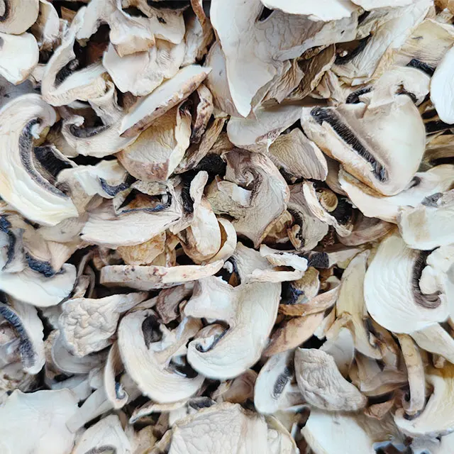 Сухая сыпучая Высококачественная Органическая еда, ломтики белых грибов