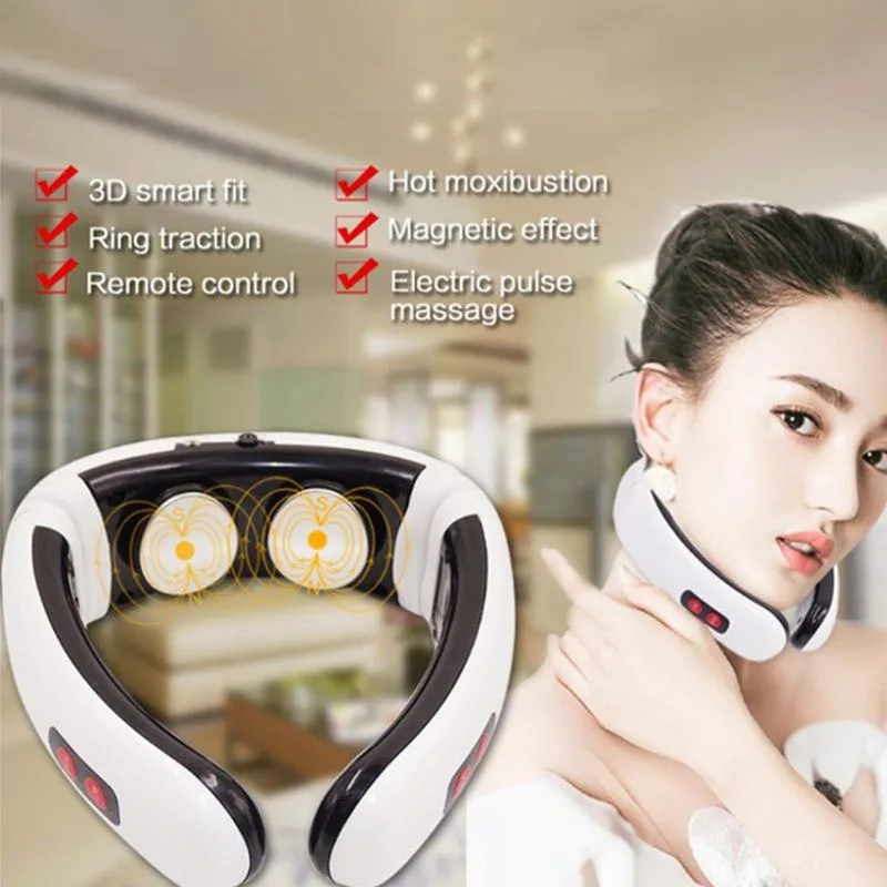 Электрический массажер для шеи, спины и плеч, улучшение сна, увеличение глубины сна, автоматический массажер для шеи