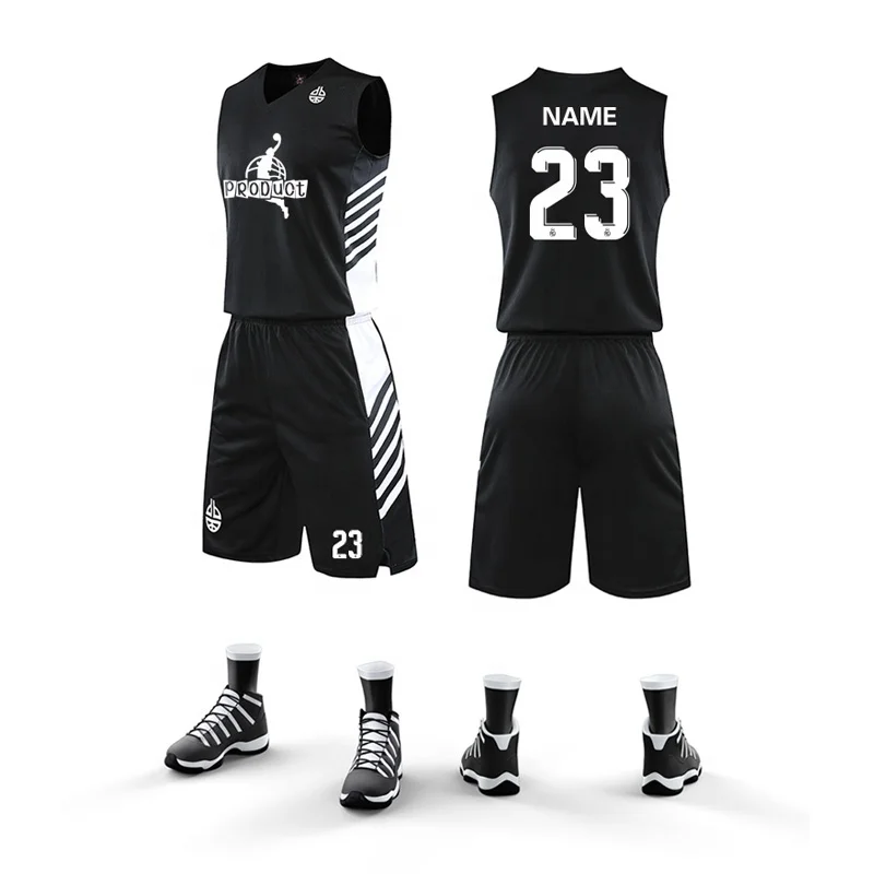 Factory Direct Sales Team Wear Jersey Best Black Sublimation Basketball Uniforms