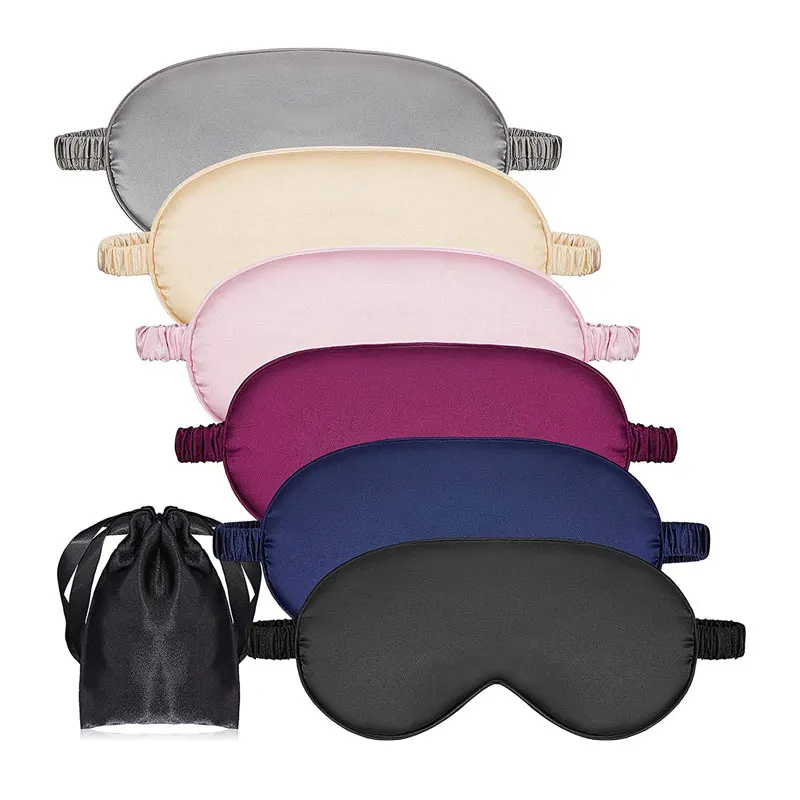 Multi-color Mulberry Silk Eye Mask Women Gifts Luxury Silk Eye Mask Custom Silk Sleep Eye Masks