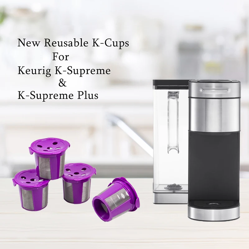 Stainless Steel Refillable Coffee Capsule k cup Coffee Filter Capsules Reusable Coffee Pod for Keurig