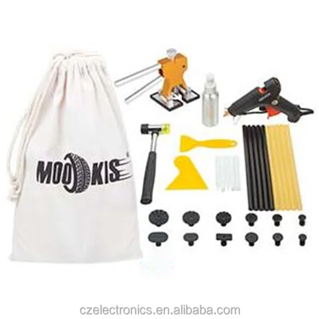 
Professional 34pcs Tools Rubber Hammer Black Tabs Dent Puller Car Repair Tool With Bridge Puller Set 