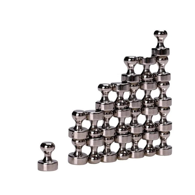 neodymium magnetic whiteboard push pins magnet for office/whiteboard