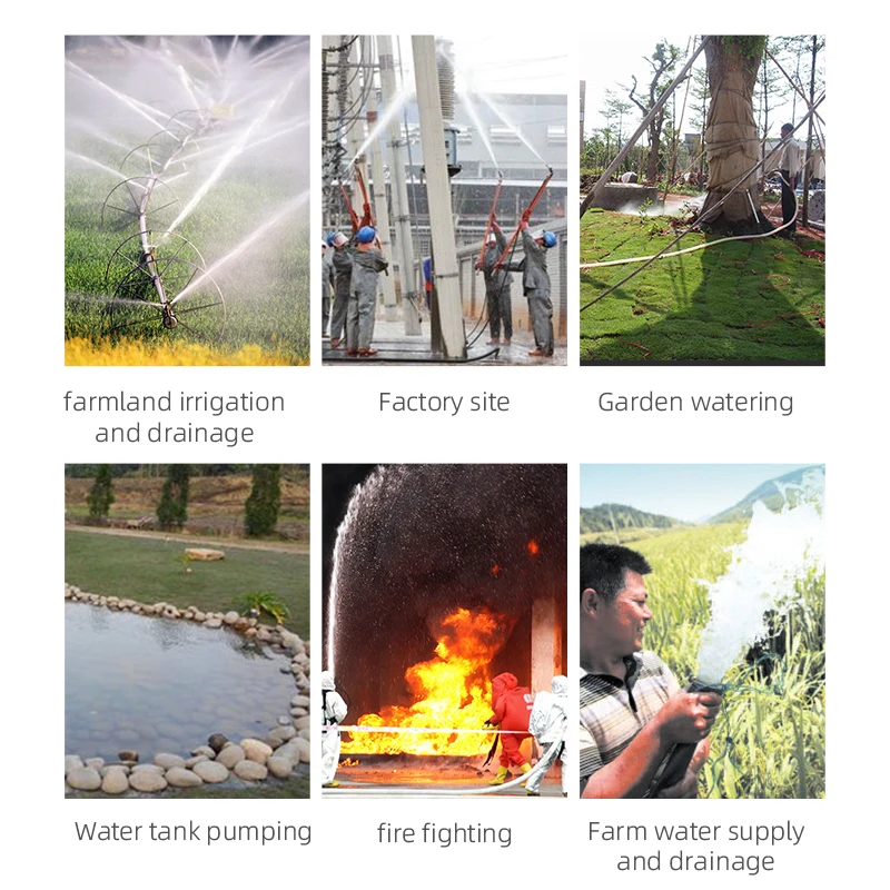 Qiwo motopompe agricole 5kw бензиновый водяной насос 3-дюймовый wp30