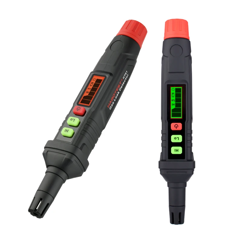 Mini Gas Leak Detector HABOTEST HT61 Combustible Gas Detector LCD Display Fast Response High Accuracy Pen Type