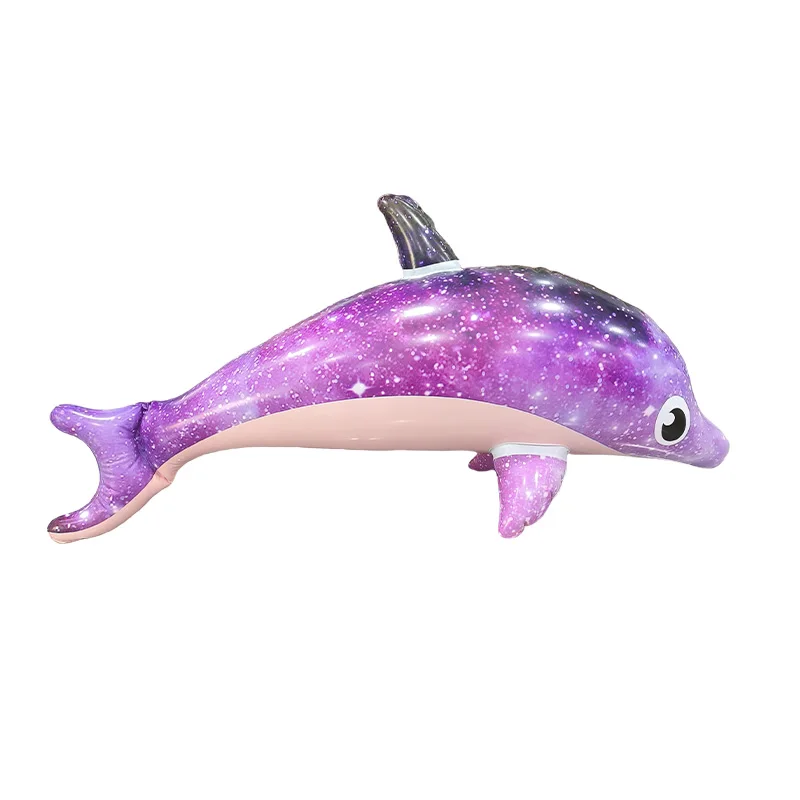 31in Eco-Friendly PVC Inflatable Dolphin Toy for Swimming Pool Fun Party Decor