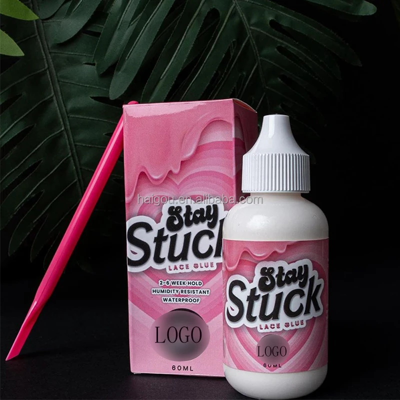 Private Label Waterproof Extreme Hold Invisible Hair Glue Lace Clear Adhesive Glue Wholesale