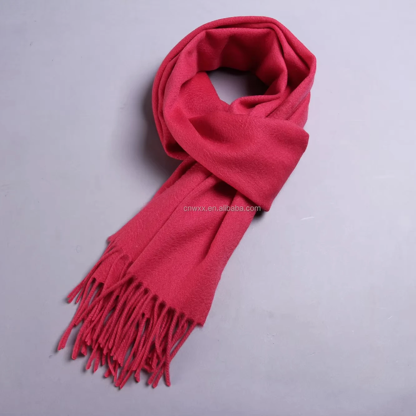 Flash Sale High-End Custom 100% Wool Scarf Winter Warm Shawl and Pashmina Fashion Accessories for Women
