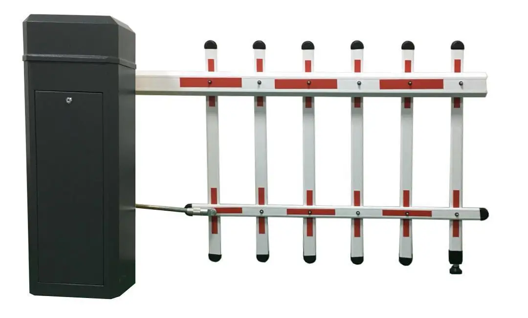 Zento High Speed Drop Arm Barrier Gate For Car Parking Management Card Access Control Boom Barrier Gate System