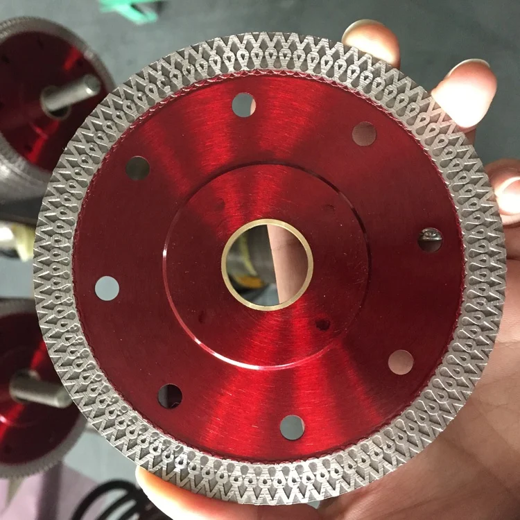 High-end Quality Diamant Disk 100/ 115/125/180/230mm Mesh Thin Turbo Cutting Saw Blade for Porcelain Tile Cutting Disc