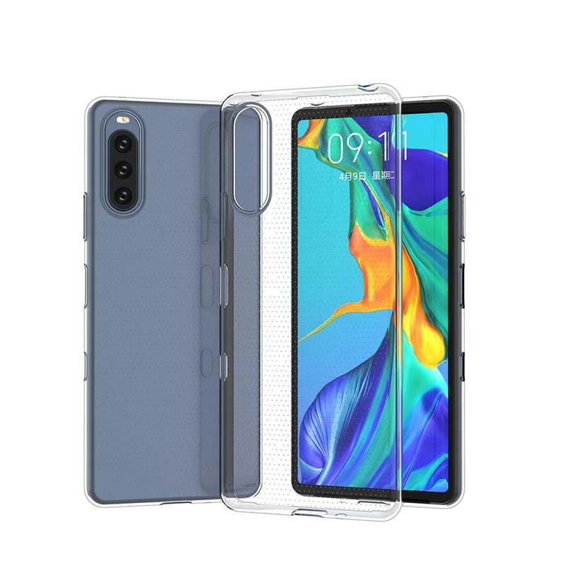 Case Slim Soft Transparent High Clear TPU Phone Cases For Sony Xperia 5 10 1 III II X Performance L4 XZ4 Compact L3 XZ3 XZ1