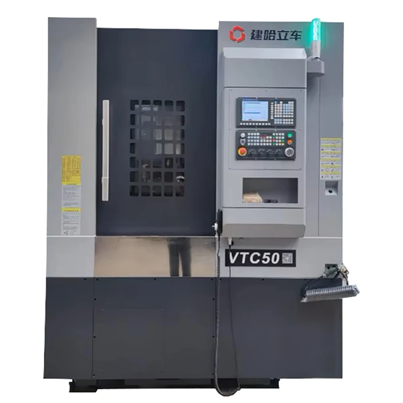 vertical lathe VTC50  CNC  lathe machine with live tooling