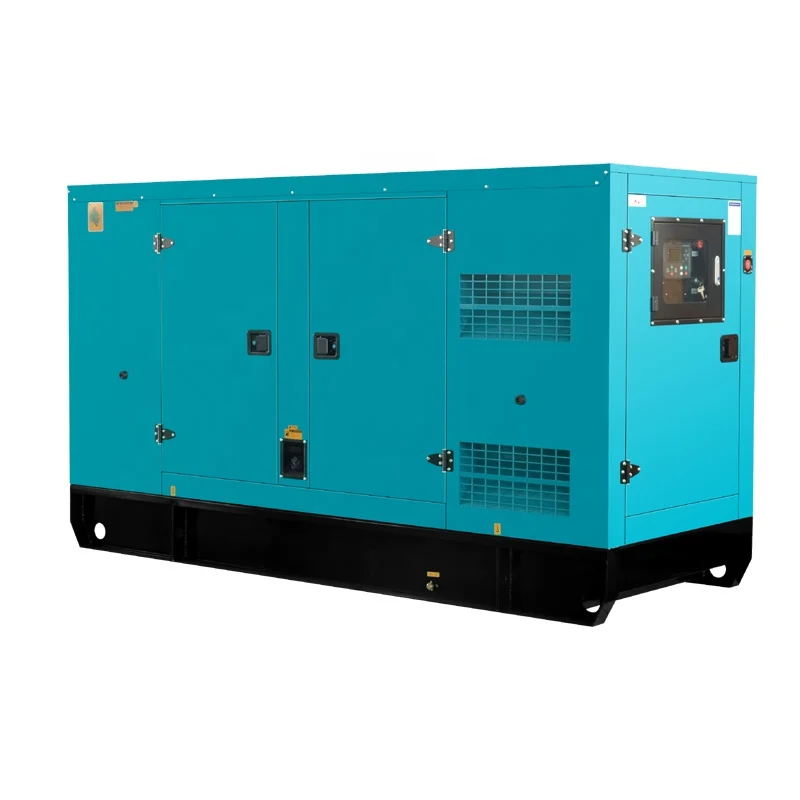 Electric start power soundproof type diesel generator 100kva 80kw for water cooled and long warranty time