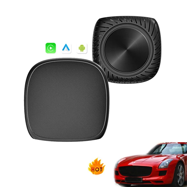 OEM Custom M1 Wireless Carplay dongle adapter 4+64G 4G LTE SIM GPS Android Ai Box with Youtube Netflix Car Play ai box For Apple