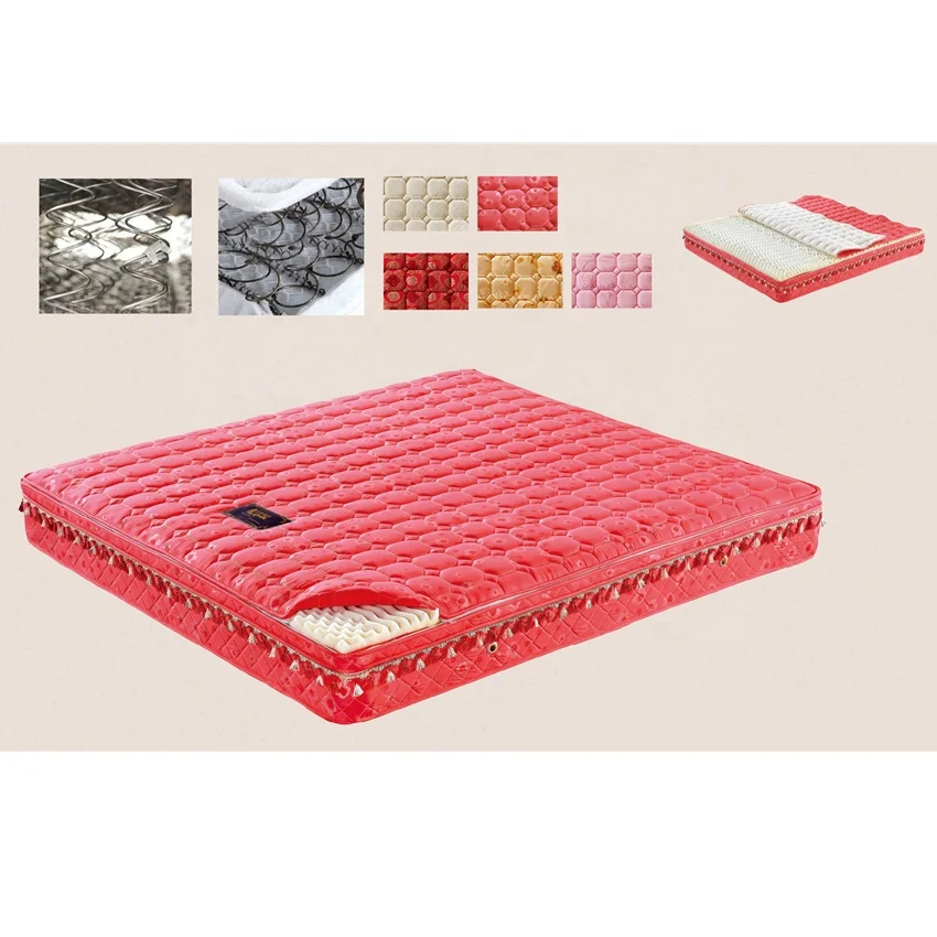 Home Bedroom Furniture Pocket Spring Foam Fabric Bed Mattress with Latex