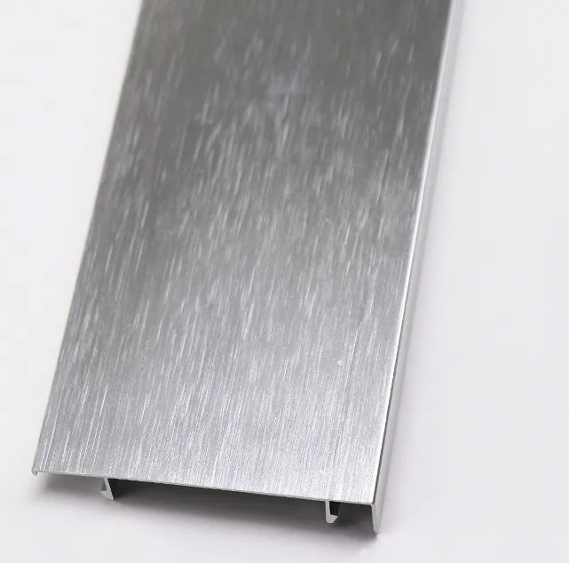 Customized Aluminum Skirting luxury  LED Metal tile accessories Flooring corner cover buy Skirting board