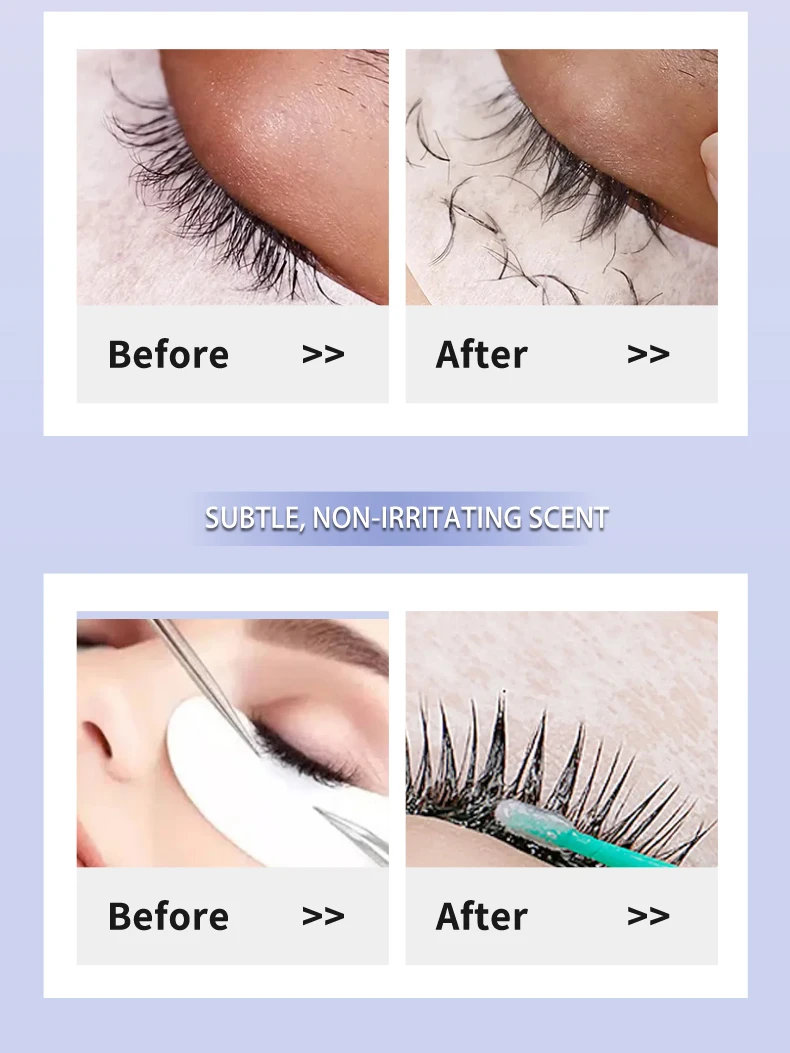 Hot Selling Propylene Carbonate Cream Eyelash Glue Remover Mild and Low Irritation easy remove lash glue remover