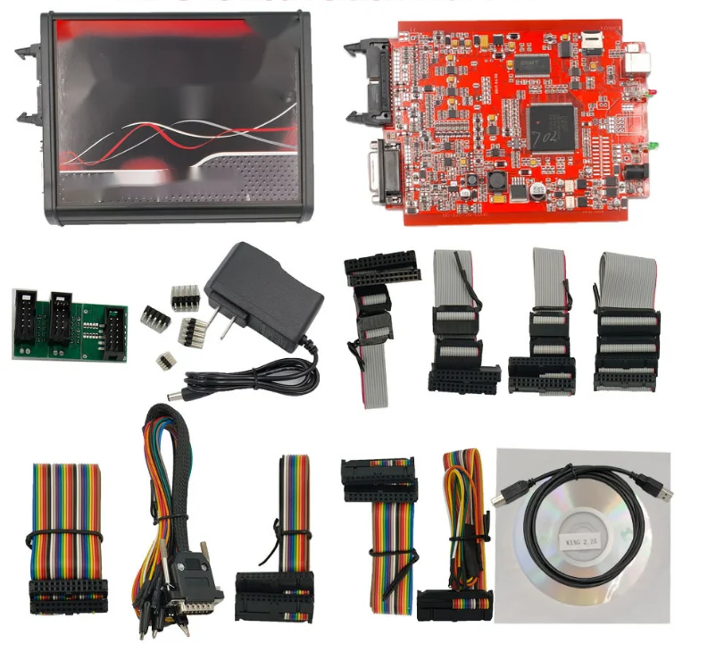 EU Red  V7.020 4 LED 2.25 SW Online Master OBD2 Tuning ECU Programmer Diagnostic Tool