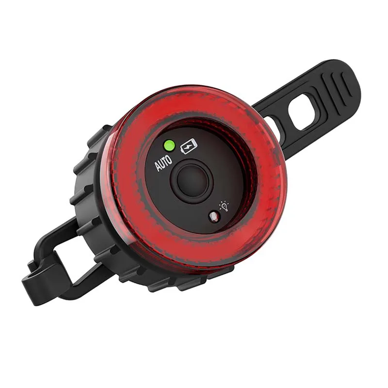 Bike Tail Light USB Rechargeable High Brightness Multifunctional Flashing Brake Sensor Tail Light MTB Road Bike Taillight