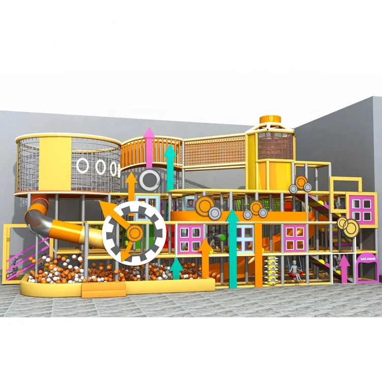 Kids Indoor Playground Designer Slides Playground Soft Play Area
