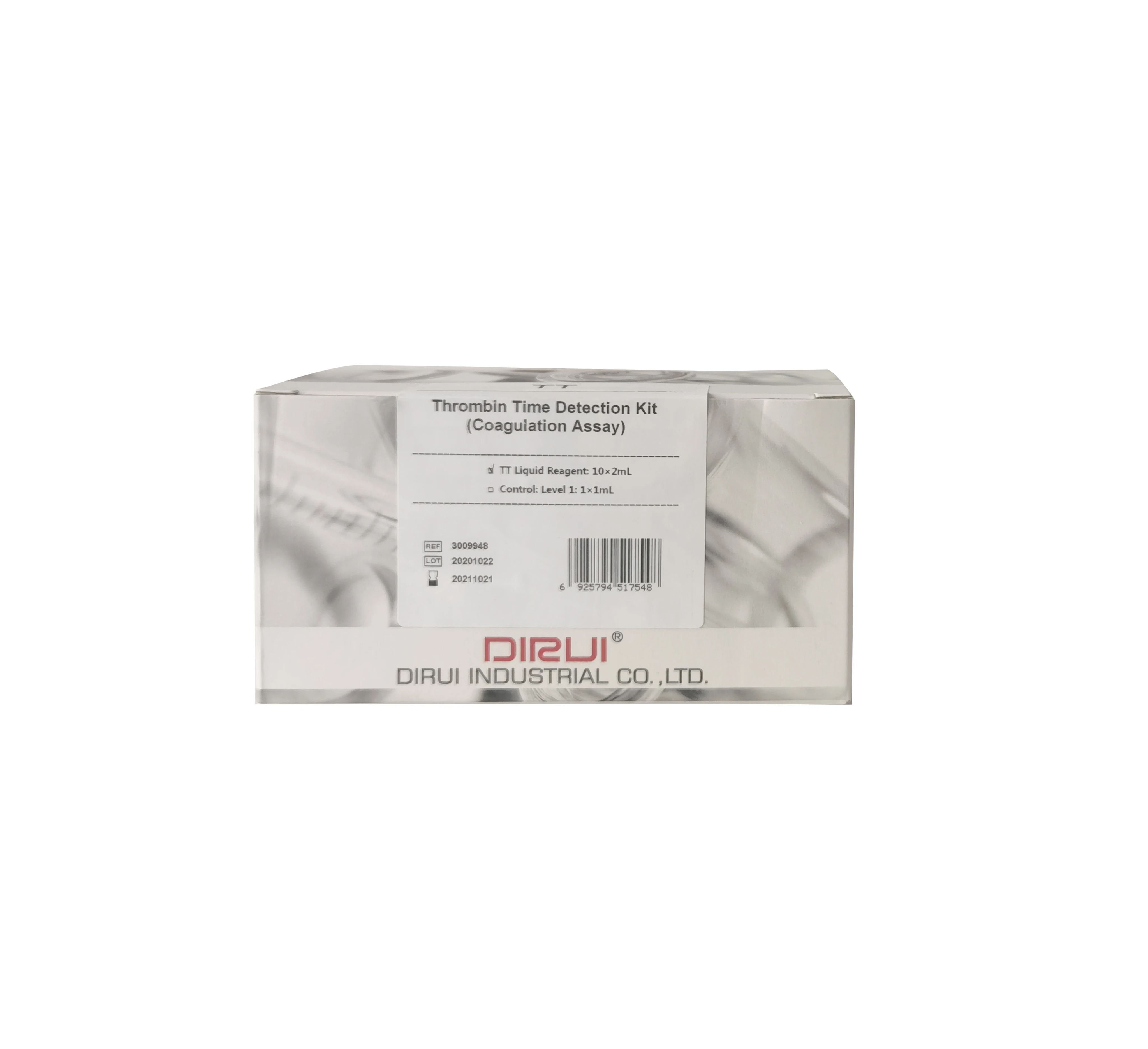 Распродажа, высококачественный коагуляционный реагент DIRUI для тт