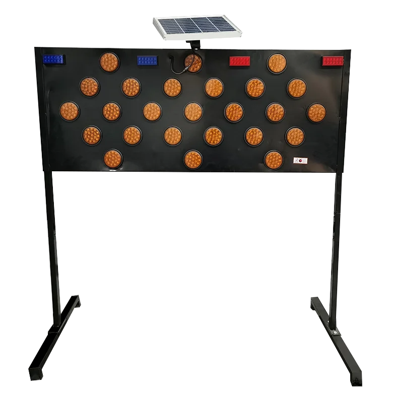 1400 x 600 mm Solar Arrow Board Led Traffic Sign With Stand Multi-functional Arrow Signs Solar Led Arrow Board