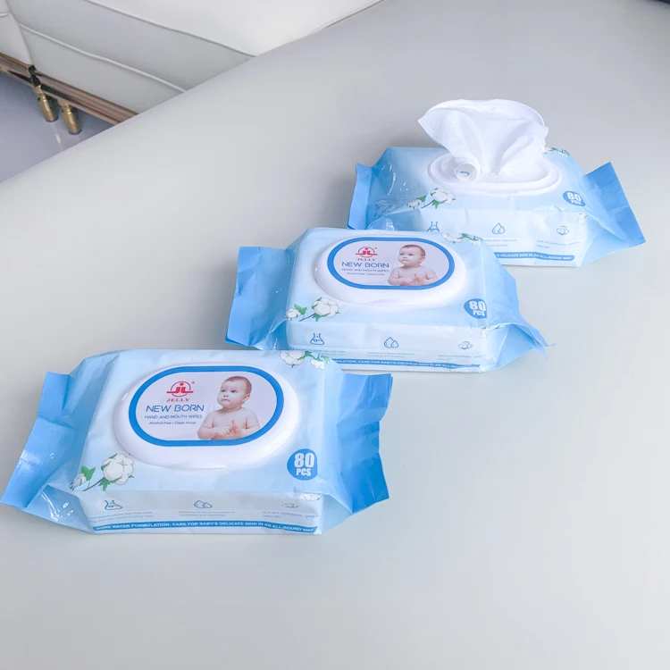 Natural Plant Extract Organic Bamboo Sanitation Baby Disposable Household Wet Wipes