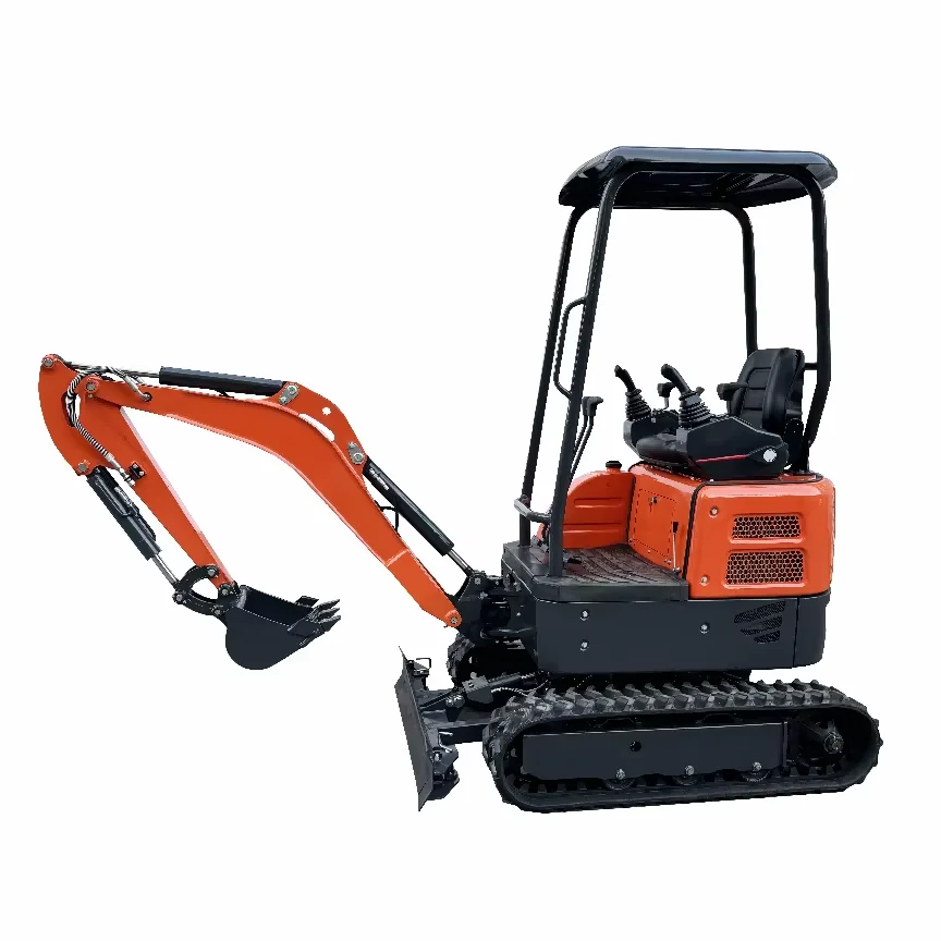 Chuangxin 2024 Cheap China excavator 1.5 tons mini digger China farm crawler small excavator