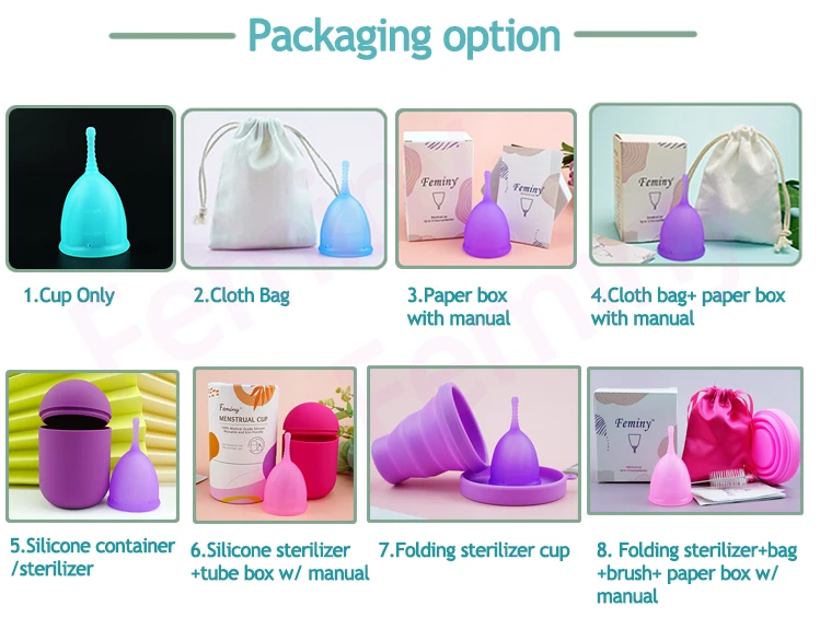 Menstrual Cup packaging box