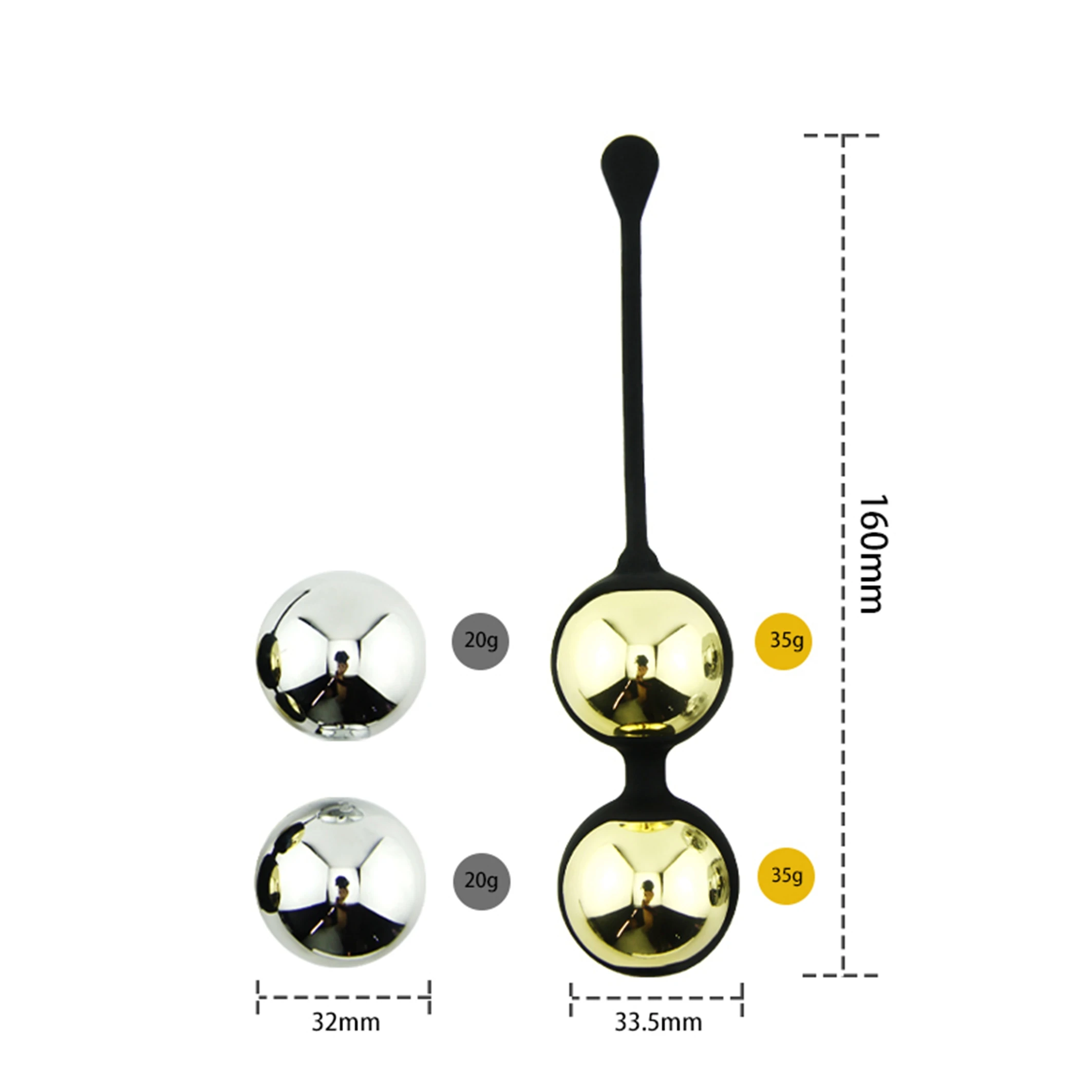 Pelvic floor balls kegel exercise women kegel balls kit kegel exercise balls for girl