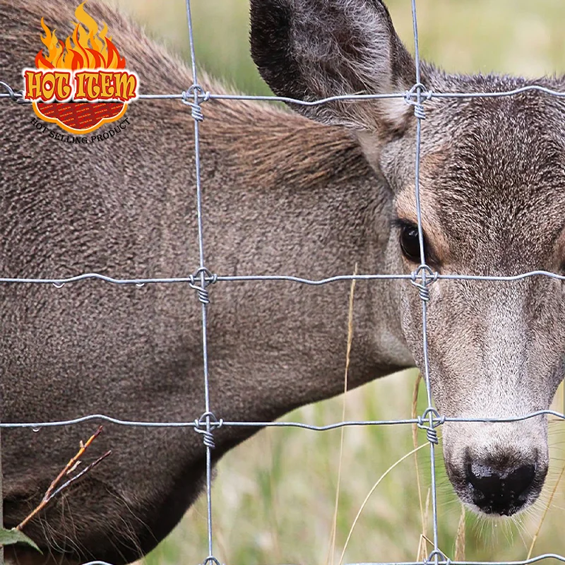 4ft 5ft 6ft 8ft High Quality Farm Cattle Goat Fence Galvanized Cattle/Deer/Horse Fence For land