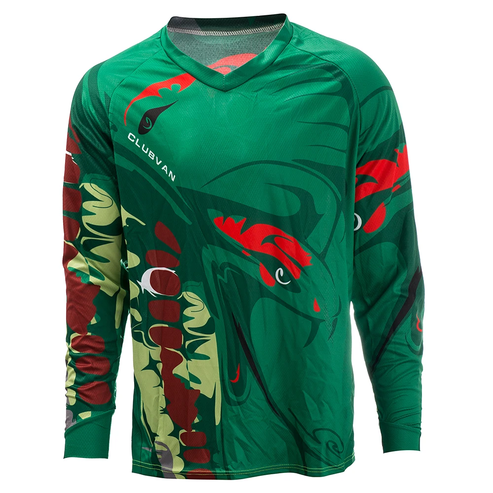 Long Sleeve DH BMX Motocross Bike Mountain T-shirts DH MTB Shirt Motorcycle Clothing Downhill Cycling Clothes