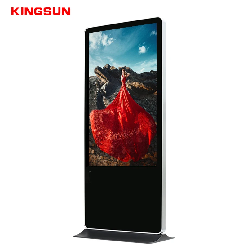 43inch shopping mall floor standing advertising screen kiosk with