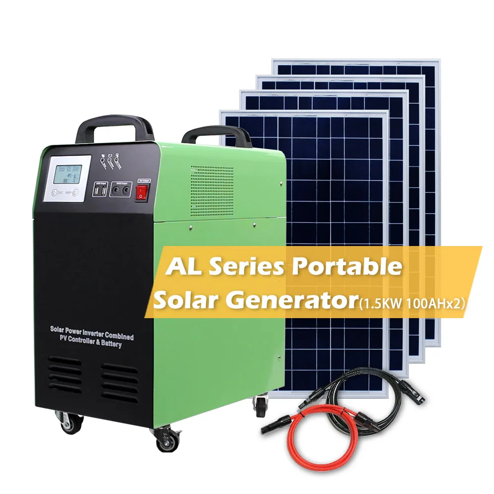 12v portable power station Kits camping energy storage battery 0.3kw 0.5kw 1kw off grid solar panel system