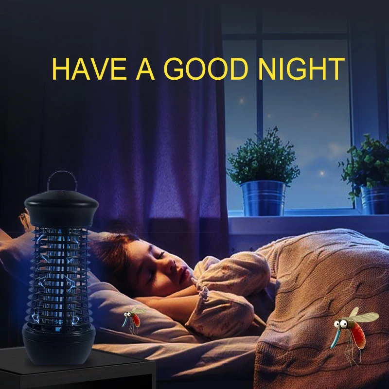 Outdoor Electric 6w uv Killer Lamp Insect Bug Zapper fly killer zapper traps killer mosquito lamp