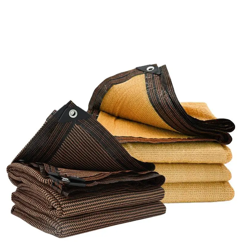 2024 New Design Rectangle HDPE Customized Size Waterproof Outdoor Sun Shades Sails Big Size Sunshade Sail Black Shading Net